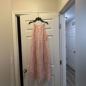 Led Pink Lace Dress